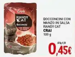 Crai Bocconcini con manzo in salsa randy cat CRAI offerta