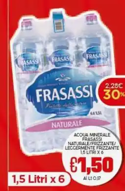 Crai Acqua minerale FRASASSI offerta