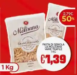 Crai Pasta di semola la molisana varie trafile offerta