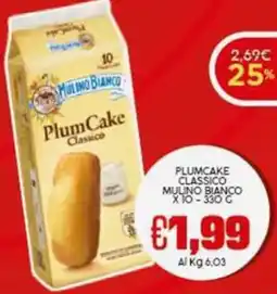 Crai Plumcake classico mulino bianco x 10 offerta