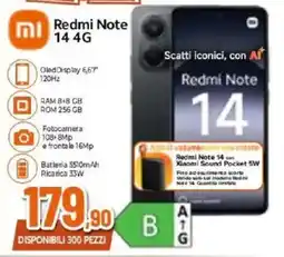 Expert Redmi Note 14 4G offerta