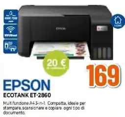 Expert EPSON ECOTANK ET-2860 offerta