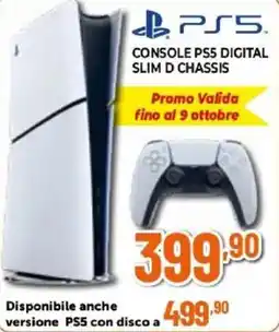 Expert Ps5 console PS5 digital slim D chassis offerta