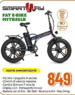 Expert SMARTWAY FAT E-BIKE M1TR5SLB offerta