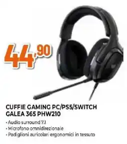 Expert CUFFIE GAMING PC/PS5/SWITCH GALEA 365 PHW210 offerta