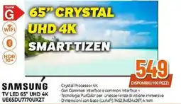 Expert SAMSUNG TV LED 65" UHD 4K UE65DU7170UXZT offerta