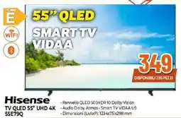 Expert Hisense TV QLED 55" UHD 4K 55E79Q offerta