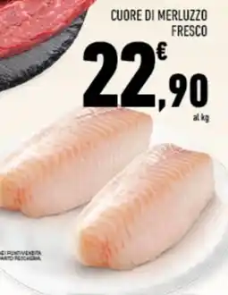 Conad Cuore di merluzzo fresco offerta