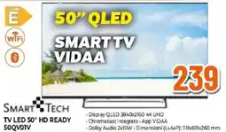Expert SMART TECH TV LED 50" HD READY 50QVOIV offerta