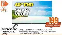 Expert Hisense TV LED 40" FHD 40A49 offerta