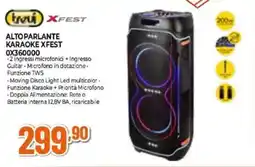 Expert trevi XFEST ALTOPARLANTE KARAOKE XFEST 0X360000 offerta