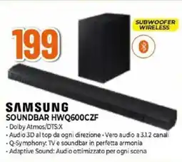 Expert SAMSUNG SOUNDBAR HWQ600CZF offerta