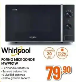 Expert Whirlpool FORNO MICROONDE MWP101W offerta
