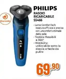 Expert PHILIPS RASOIO RICARICABILE S5466 offerta