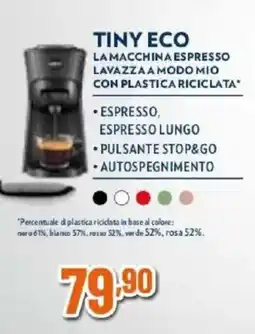Expert Tiny eco lamacchina espresso LAVAZZA offerta