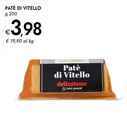 Bennet Patè di vitello offerta