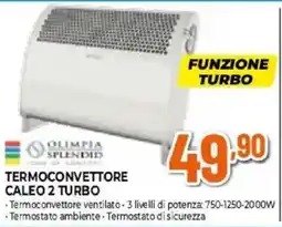 Expert OLIMPIA SPLENDID termoventilatore caleo 2 turbo offerta
