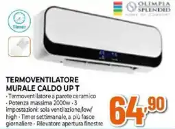 Expert OLIMPIA SPLENDID termoventilatore murale caldo upt offerta
