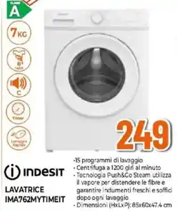 Expert Indesit LAVATRICE IMA762MYTIMEIT offerta