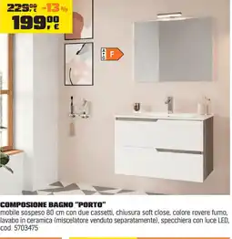 OBI Composione bagno "porto" offerta