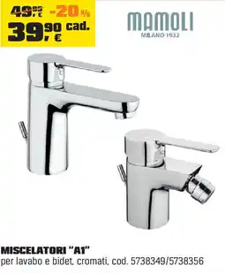 OBI MAMOLI miscelatori "A1" offerta