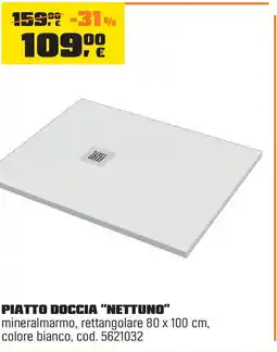 OBI Piatto doccia "nettuno" offerta