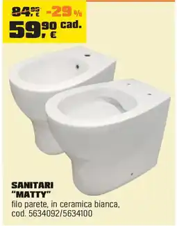 OBI Sanitari "matty" offerta