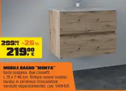 OBI Mobile bagno "monya" offerta