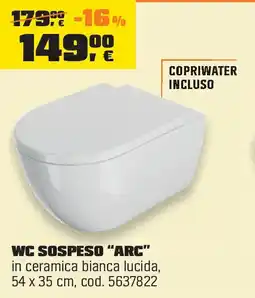 OBI Wc sospeso "arc" offerta