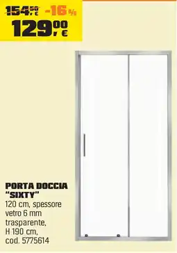 OBI Porta doccia "sixty" offerta