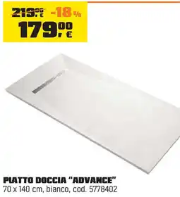 OBI Piatto doccia "advance" offerta