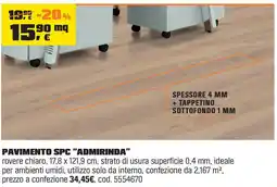 OBI Pavimento spc "admirinda" offerta