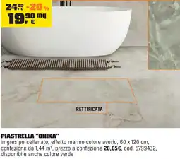 OBI Piastrella "onika" offerta