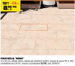 OBI Piastrella "roma" offerta