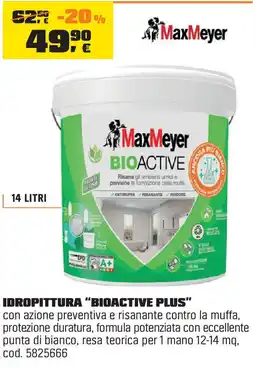 OBI Idropittura "bioactive plus" MaxMeyer offerta