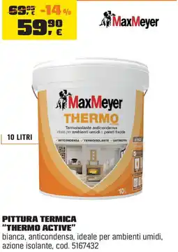 OBI Pittura termica "thermo active" MaxMeyer offerta