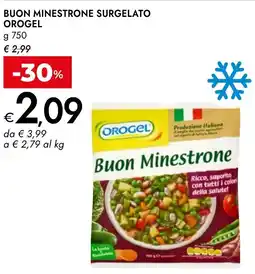 Bennet Buon minestrone surgelato OROGEL offerta