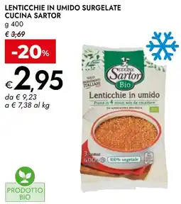 Bennet Lenticchie in umido surgelate CUCINA SARTOR offerta