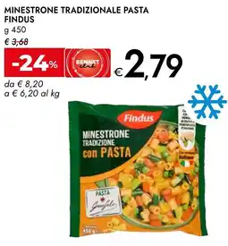 Bennet Minestrone tradizionale pasta FINDUS offerta