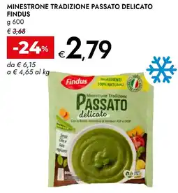 Bennet Minestrone tradizione passato delicato FINDUS offerta