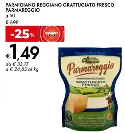 Bennet Parmigiano reggiano grattugiato fresco PARMAREGGIO offerta