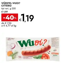 Bennet Würstel wuoi? CITTERIO offerta