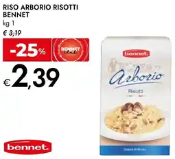 Bennet Riso arborio risotti BENNET offerta