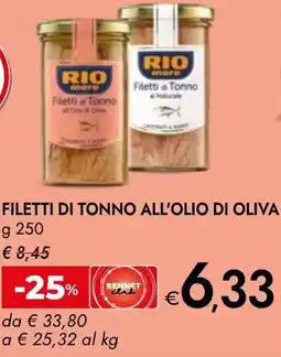 Bennet Filetti di tonno all'olio di oliva offerta
