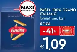 Bennet Pasta 100% grano italiano offerta