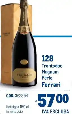 Metro Trentodoc Magnum Perlè Ferrari offerta