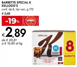 Bennet Barrette special k KELLOGG'S offerta