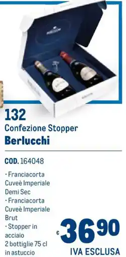 Metro Confezione Stopper Berlucchi offerta