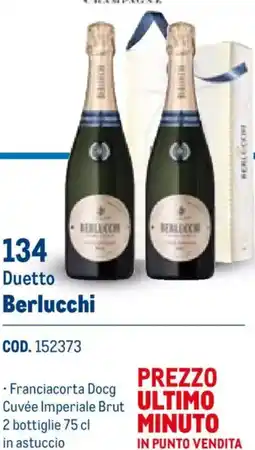 Metro Duetto Berlucchi offerta