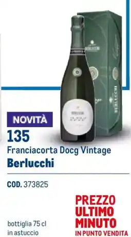 Metro Franciacorta Docg Vintage Berlucchi offerta